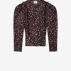 Zarga Silk Polka Dot Print Top