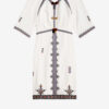 Zatini Short Open Back Embroidered Gauze Dress Zatini Short Open Back Embroidered Gauze Dress
