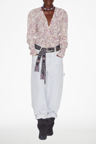 Zekia Printed Long-Sleeve Top Zekia Printed Long-Sleeve Top
