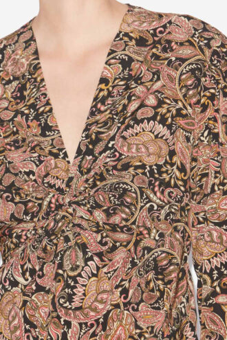 Zekia Printed Long-Sleeve Top Zekia Printed Long-Sleeve Top