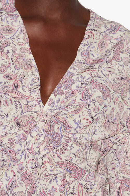 Zekia Printed Long-Sleeve Top Zekia Printed Long-Sleeve Top