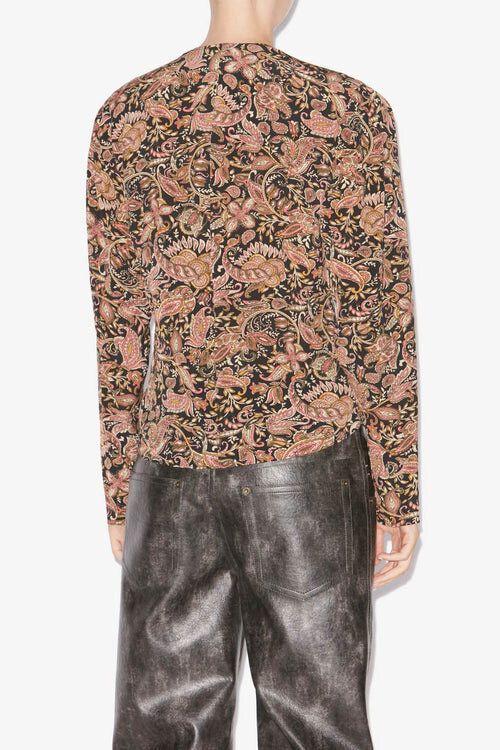 Zekia Printed Long-Sleeve Top Zekia Printed Long-Sleeve Top