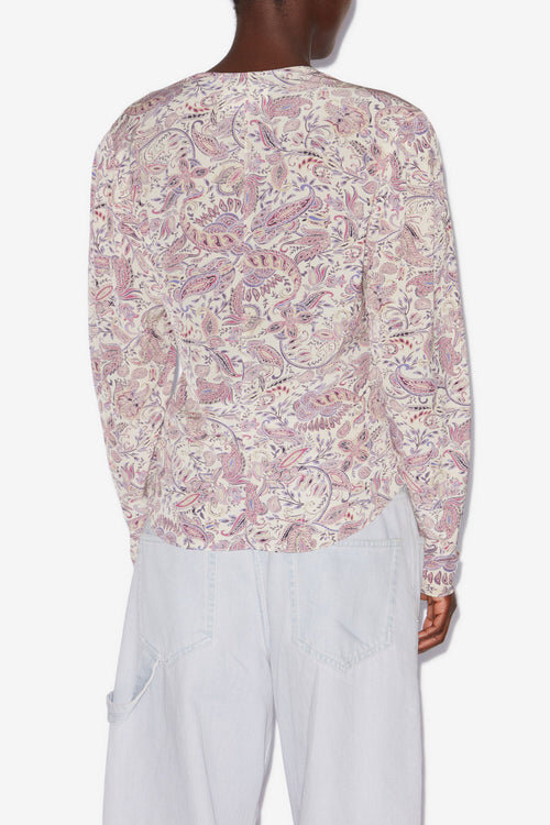 Zekia Printed Long-Sleeve Top Zekia Printed Long-Sleeve Top