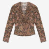 Zekia Printed Long-Sleeve Top Zekia Printed Long-Sleeve Top