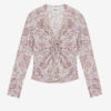 Zekia Printed Long-Sleeve Top Zekia Printed Long-Sleeve Top