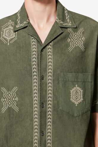 Zekim Embroidered Cotton Gauze Shirt Zekim Embroidered Cotton Gauze Shirt