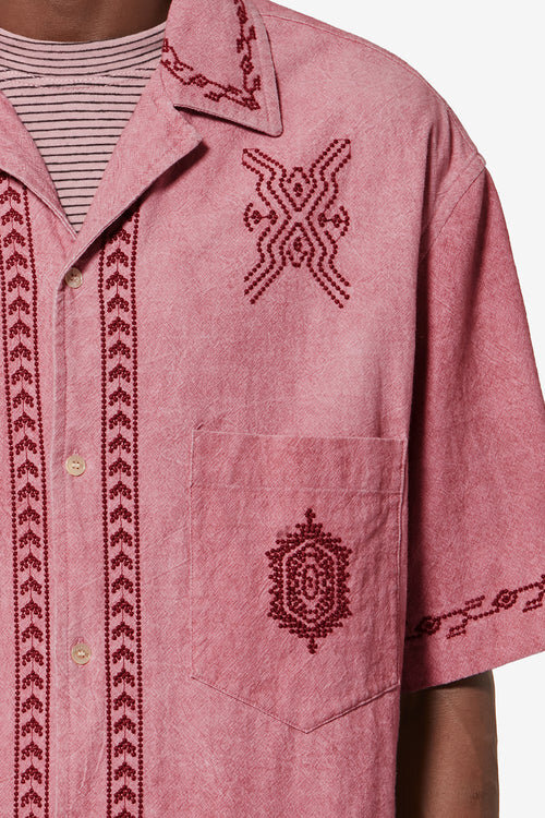 Zekim Embroidered Cotton Gauze Shirt Zekim Embroidered Cotton Gauze Shirt