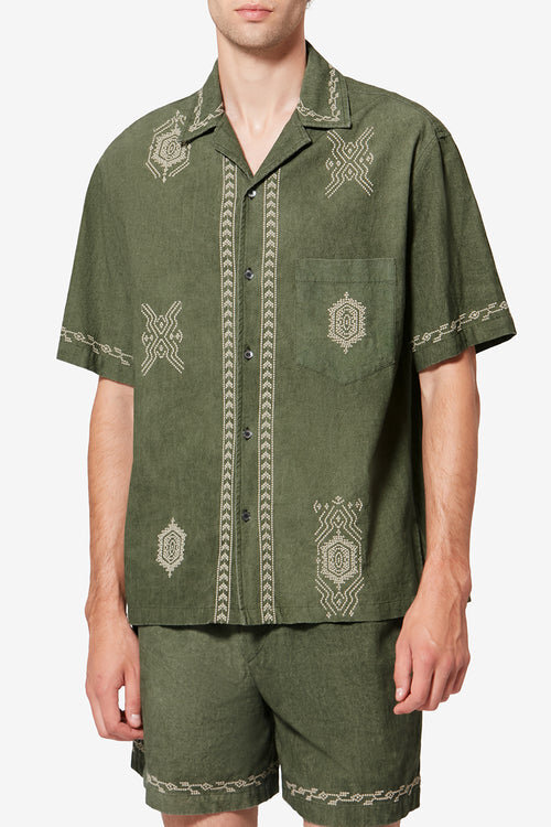 Zekim Embroidered Cotton Gauze Shirt Zekim Embroidered Cotton Gauze Shirt