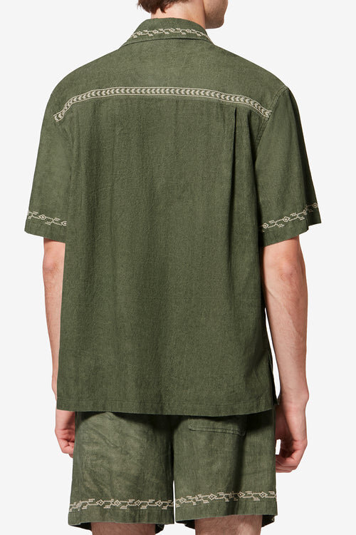 Zekim Embroidered Cotton Gauze Shirt Zekim Embroidered Cotton Gauze Shirt