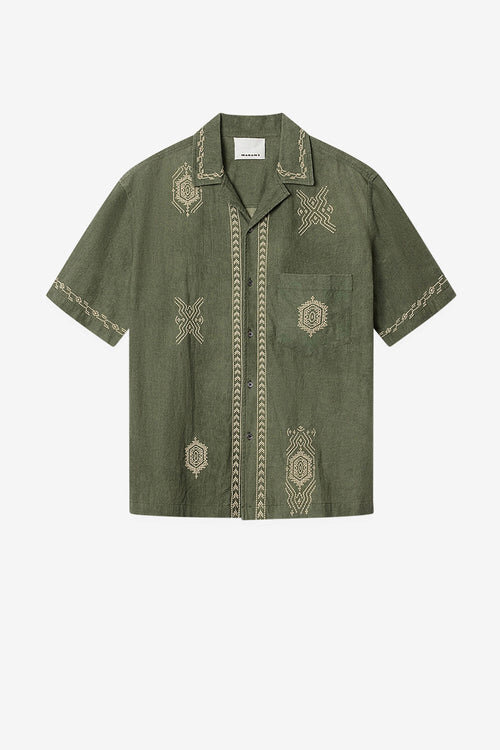 Zekim Embroidered Cotton Gauze Shirt Zekim Embroidered Cotton Gauze Shirt