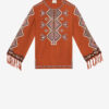 Zelda Embroidered Matka Silk Blouse Zelda Embroidered Matka Silk Blouse