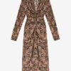 Zeliha Printed Long-Sleeve Midi Dress Zeliha Printed Long-Sleeve Midi Dress