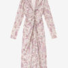 Zeliha Printed Long-Sleeve Midi Dress Zeliha Printed Long-Sleeve Midi Dress