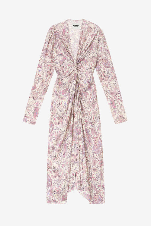 Zeliha Printed Long-Sleeve Midi Dress Zeliha Printed Long-Sleeve Midi Dress