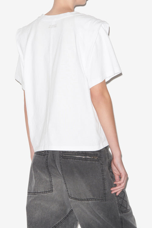 Zelitos Short-Sleeve T-Shirt in Plain-Colored Cotton Zelitos Short-Sleeve T-Shirt in Plain-Colored Cotton