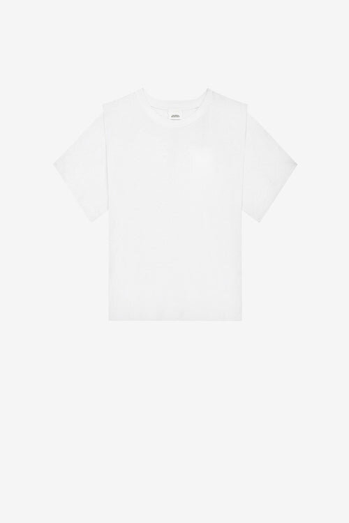 Zelitos Short-Sleeve T-Shirt in Plain-Colored Cotton Zelitos Short-Sleeve T-Shirt in Plain-Colored Cotton