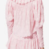 Zelly Frilly Floral Cotton and Silk Top