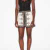 Zeria Embroidered Gauze Mini Skirt Zeria Embroidered Gauze Mini Skirt