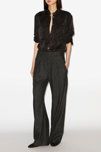 Zetta Washed Satin Shirt Zetta Washed Satin Shirt