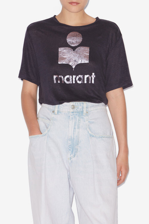 Zewel Linen T-Shirt with Logo Zewel Linen T-Shirt with Logo