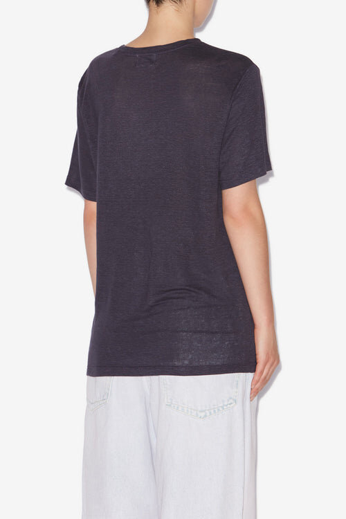 Zewel Linen T-Shirt with Logo Zewel Linen T-Shirt with Logo