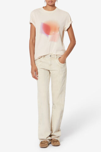 Zewel Printed Cotton T-Shirt