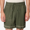Zilan Embroidered Cotton Gauze Shorts