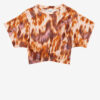 Zilia Short Cotton Watercolor Print T-Shirt Zilia Short Cotton Watercolor Print T-Shirt