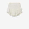 Zoelia Embroidered Silk and Cotton Shorts Zoelia Embroidered Silk and Cotton Shorts