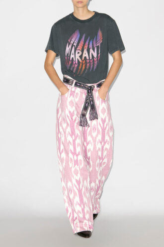 Zoeline Cotton T-Shirt with Logo