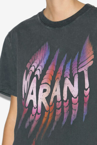 Zoeline Cotton T-Shirt with Logo
