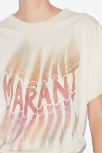 Zoeline Cotton T-Shirt with Logo