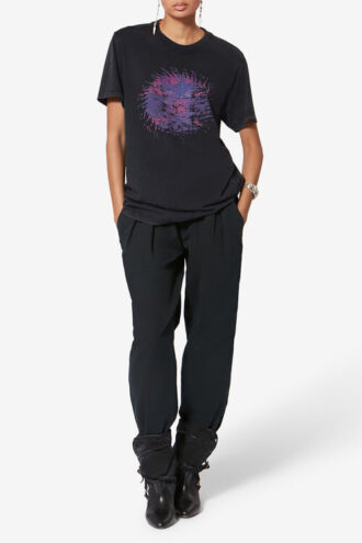 Zoeline Printed Cotton T-Shirt
