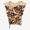 Zohra Printed Woven Jersey Top Zohra Printed Woven Jersey Top