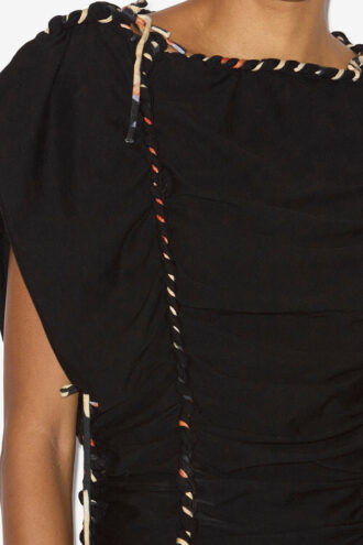 Zohra Woven Jersey Top Zohra Woven Jersey Top