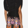 Zohra Woven Jersey Top Zohra Woven Jersey Top
