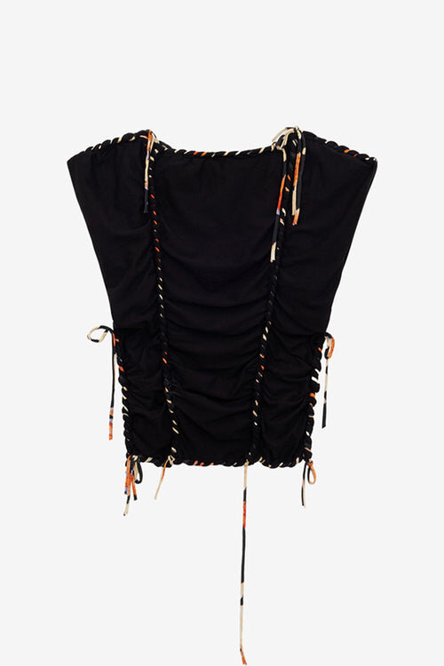 Zohra Woven Jersey Top Zohra Woven Jersey Top