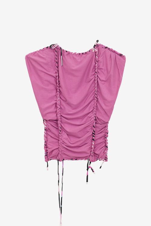 Zohra Woven Jersey Top Zohra Woven Jersey Top