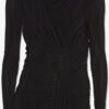 Zorah Draped Dress in Plain-Colored Jersey Zorah Draped Dress in Plain-Colored Jersey